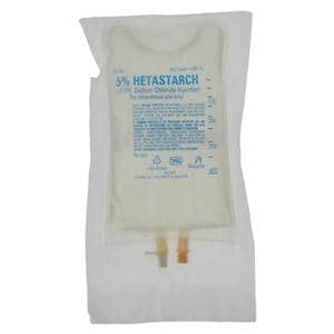 Hetastarch in 0.9% Sodium Chloride Injection 6% Bag 500mL 12/Package