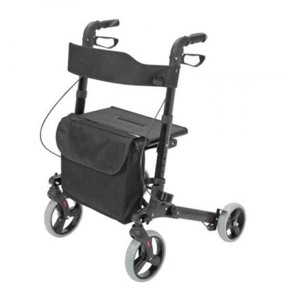 HealthSmart Gateway Eurostyle Rollator 300lb Capacity 8" Front/7" Rear Wheels