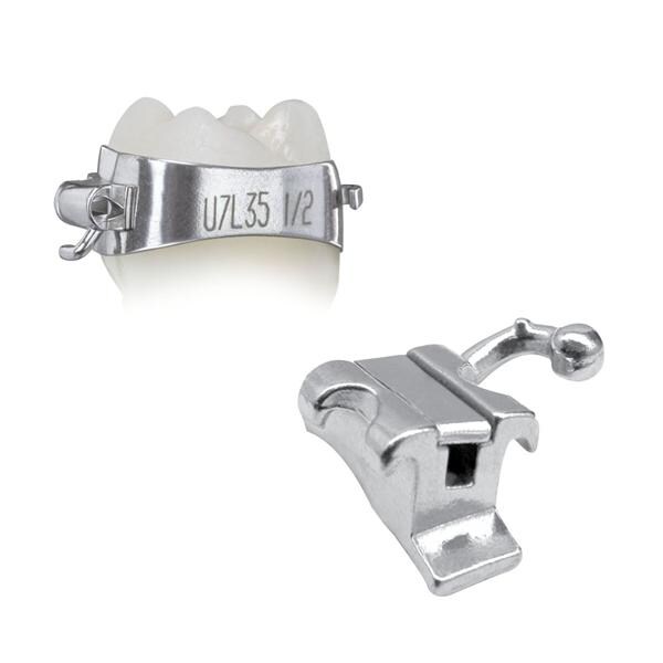 Elite Molar Band Pre-Welded Assembly UL6 -10T /0A+10Off Size 38.5 Single 1/Pk