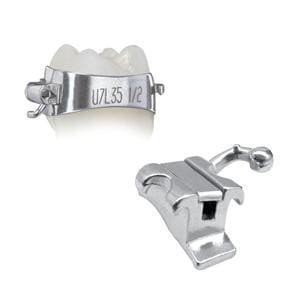 Elite Molar Band Pre-Welded Assembly UL6 -10T /0A+10Off Size 44 Single 1/Pk