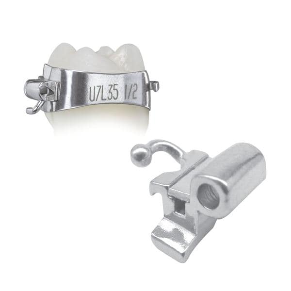 Elite Molar Band Pre-Welded Assembly UR6 -10T /0A+10Off Size 29.5 Occ Cmbo 1/Pk