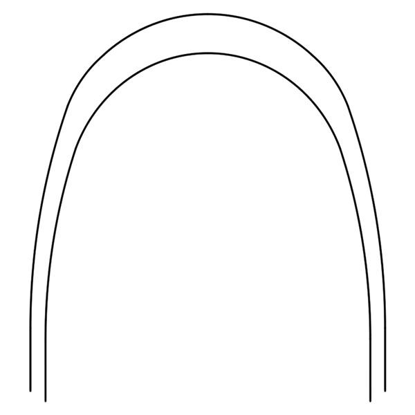 Archwire Nitanium Upper Pro Form Arch 0.014 in 100/Pk