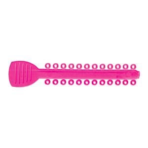 Ligature Ties 0.120 in Neon Pink 30/Pk