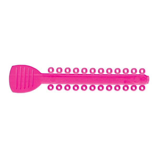 Ligature Ties 0.120 in Neon Pink 30/Pk