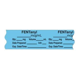 Anesthesia Tape DTI Fentanyl mcg/mL Blue Single Use 3/4x500&quot; 3&quot; Core 500/Rl
