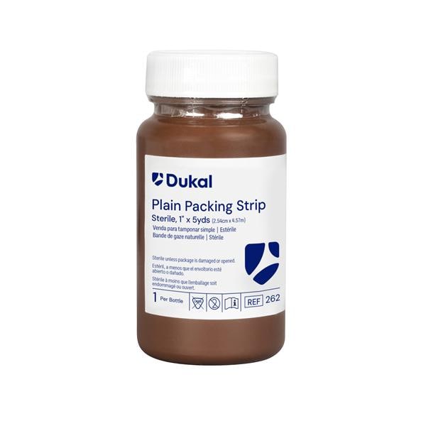 Gauze Plain Packing Strip 1"x5yd Sterile Not Made With Natural Rubber Latex, 12 EA/CA