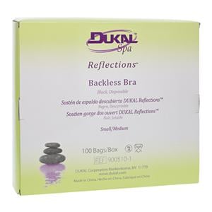Apparel Bra Spunbonded Polypropylene Black Small / Medium Disposable 100/Bx, 6 BX/CA
