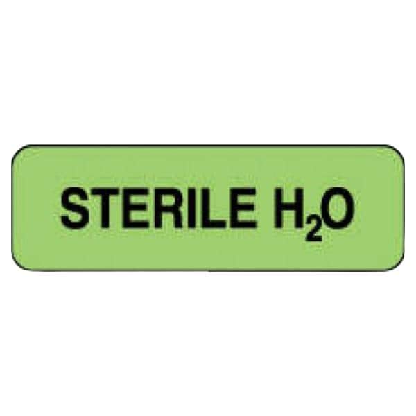 Paper Labels Fluorescent Green 1-1/4x3/8" 1000/Rl