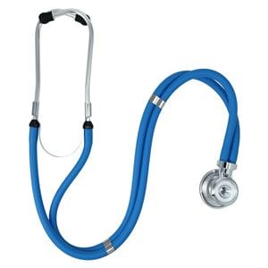 Adscope 641 Sprague Rappaport Stethoscope Adlt/Ped Nn Blu Double Lumen Tubing Ea