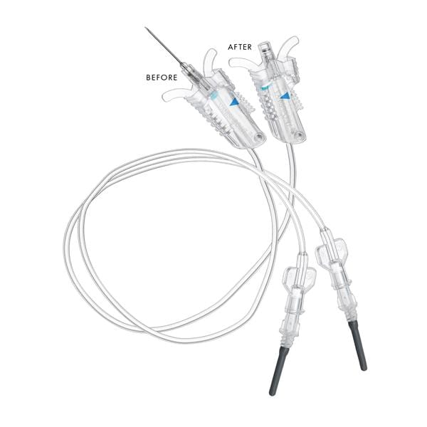 VanishPoint Blood Collection Set 23gx3/4" Deep Blue Safety 7" Tubing 50/Bx, 4 BX/CA