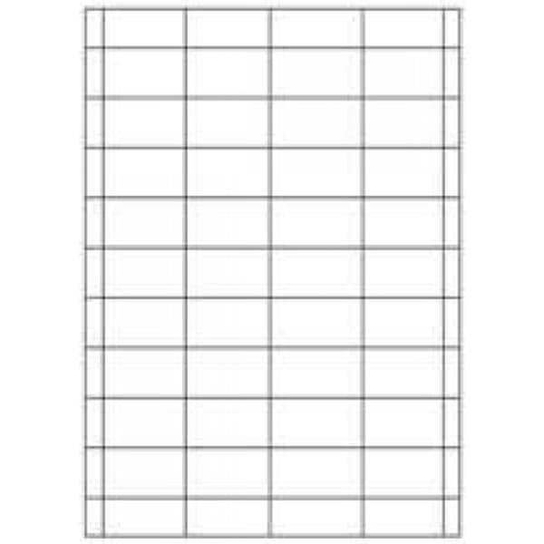 Chart Labels Laser Portrait 2x1" White 100/Pack 100/Pk