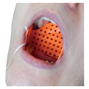 Airway Armor Winged Rubber Dam Not Made With Natural Rubber Latex Orange Small