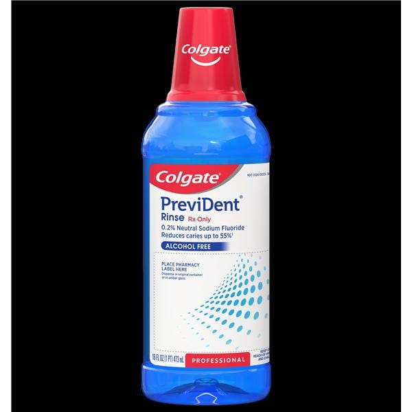 Colgate PreviDent Fluoride Rinse 0.2% NaF Mint Ea