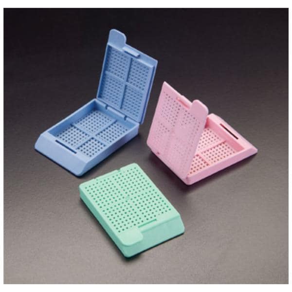 Swingsette Processing/Embedding Biopsy Cassette Yellow Lid 1500/Ca