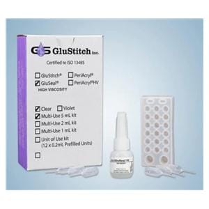 GluSeal Topical Skin Adhesive 5mL Clear Ea