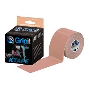 Strapit Kinesiology Tape Cotton/Lycra/Spandex 2"x5.5yd Tan Ea