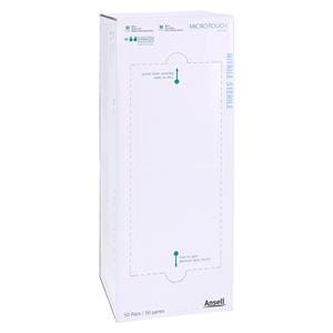 MICRO-TOUCH Nitrile Exam Gloves Medium Blue Sterile 50pr/Bx