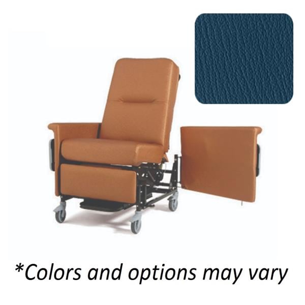 86 Series Bariatric Recliner Manual Colonial Blue Ea