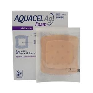 Aquacel Foam Dressing 5x5" Sterile Silicone Adhesive