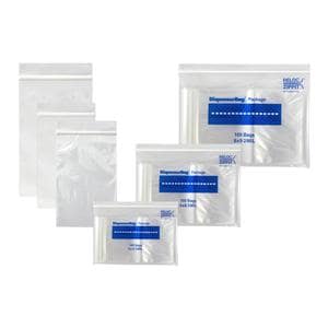 Zippit Storage Bag Clear 3x5" 1000/Ca