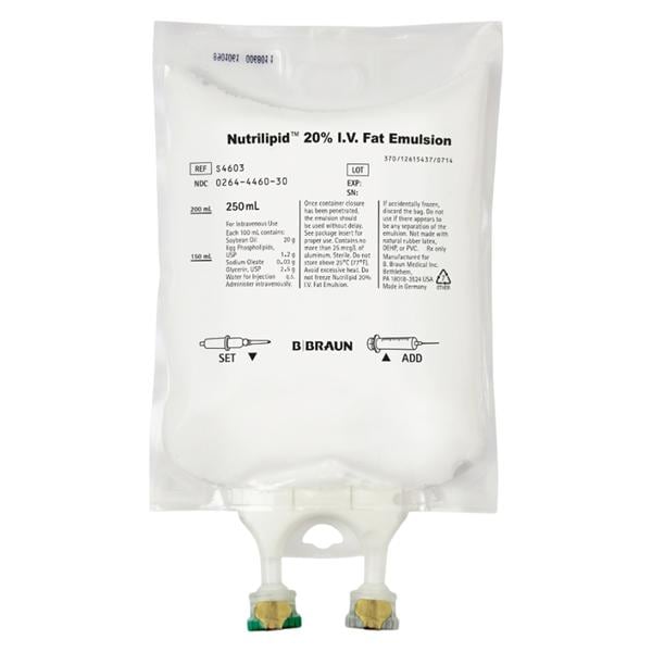 Nutrilipid Injection 20% Fat Emulsion Bag 250mL 12/Package