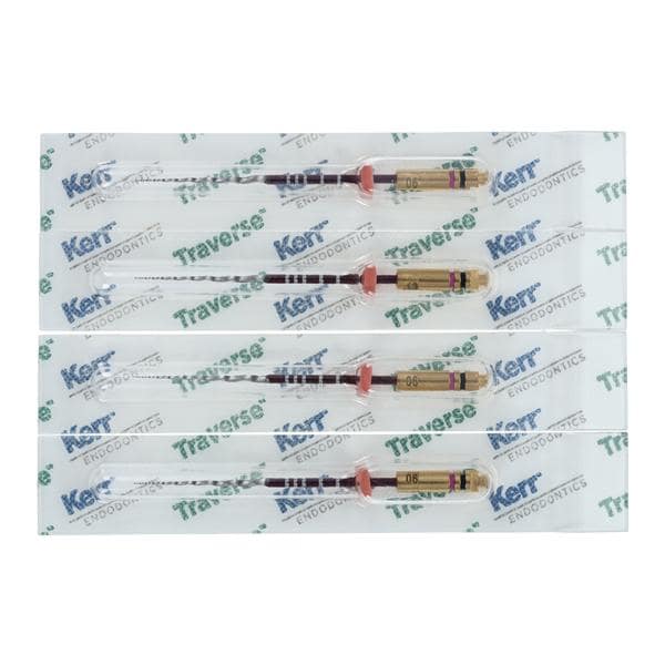 Traverse Root Canal Prep Endo File 31 mm Size 0.06 0.13 4/Bx