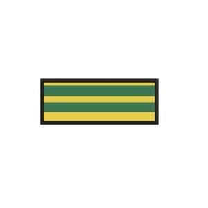 Identification Tape Yellow/Green Stripe 8-1/2x11" Sheet Non-Sterile Ea