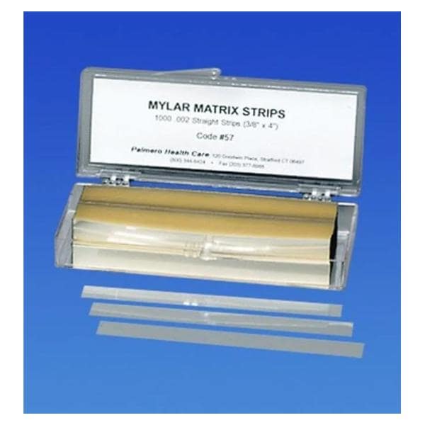 Mylar Matrix Strips Straight 0.002 in 1000/Box