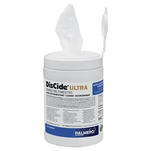 DisCide Ultra Disinfectant Towelette Small 160/Pk, 12 PK/CA