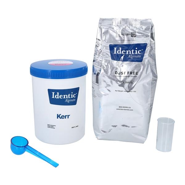 Identic Dust Free Alginate 1 Lb Canister Package Regular Set Regular Body 1Lb/Ea