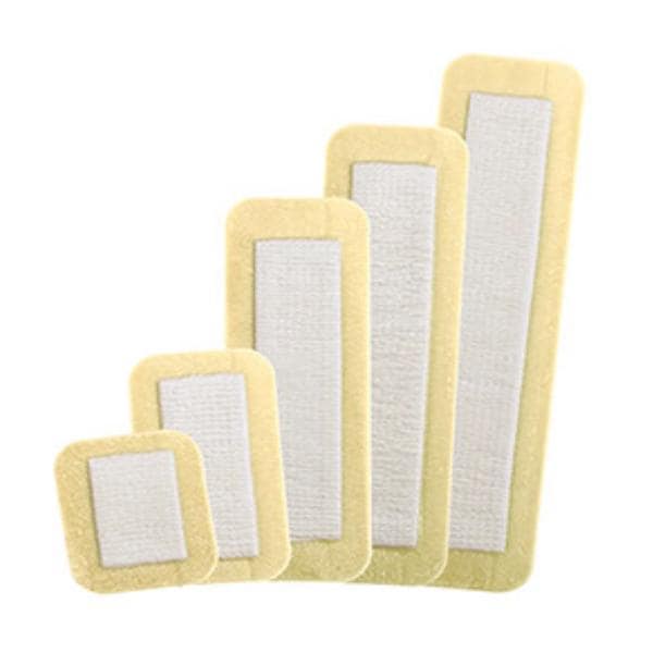 Aquacel Ag Ionic Silver Surgical Cover Dressing 3-1/2x6" Sterile Rectangle Adhs