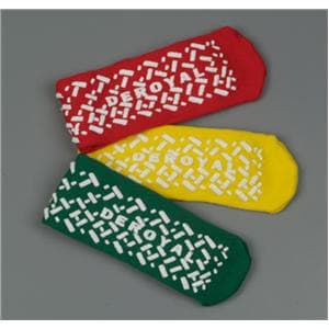 Patient Slippers Cotton / Nylon Yellow Small / Medium 24Pr/Ca