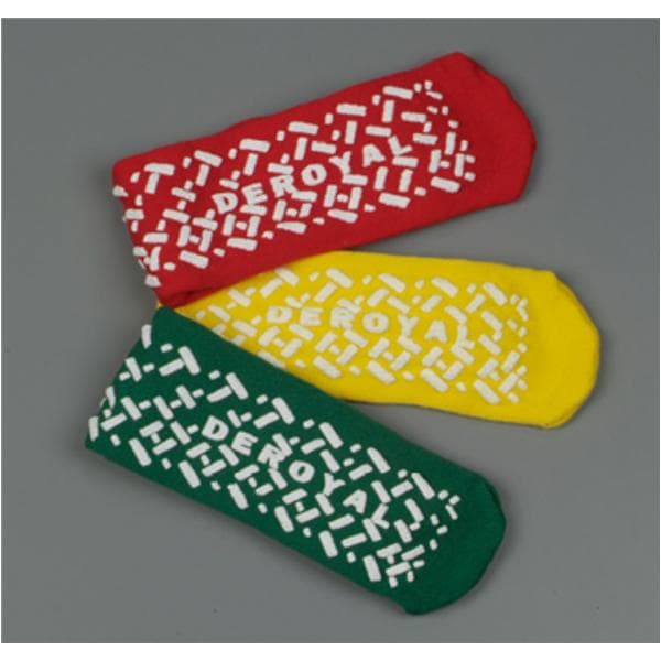 Patient Slippers Cotton / Nylon Yellow Small / Medium 24Pr/Ca