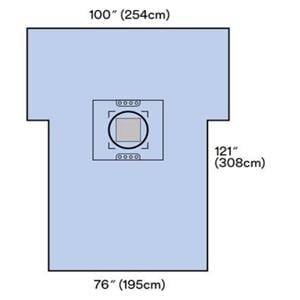 76x121" Non-Sterile Cesarean Drape/sheet