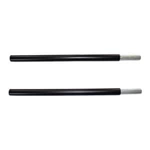 First Place Vertical Push Handle Black Steel