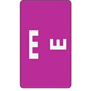 AlphaZ ACCS Color-Coded Alphabetic Label 67175 E Label Sheet Purple 500/Bx