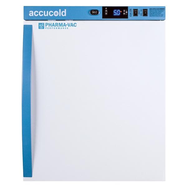 Accucold Performance Series Vaccine Refrigerator 1 Cu Ft Solid Door 2 to 8C Ea