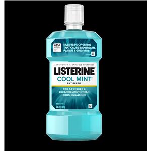 Listerine Mouthwash Antiseptic 500 mL Cool Mint 16.9ozBt