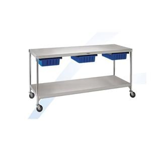 Central Supply Table 72x24x34" 4" Swivel Caster
