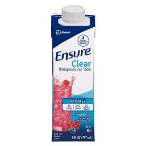 Ensure ThrptNtrn Beverage Clr / Fat-Free/ Gluten-Free Mxd Brry 8oz Carton 24/Ca