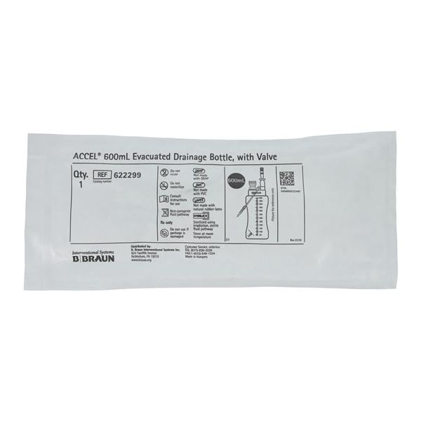 Accel Plastic Evacuator Drain Bottle Proportionate Head