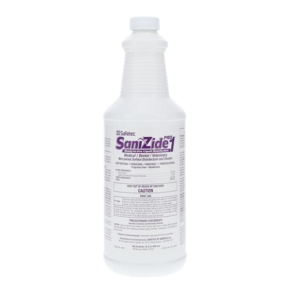 Disinfectant Surface SaniZide Pro 1 Fragrance Free 32 oz Ea, 6 EA/CA