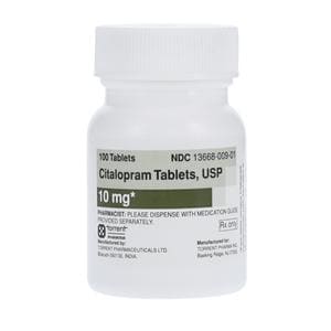 Citalopram Hydrobromide Tablets 10mg Bottle 100/Bottle Each
