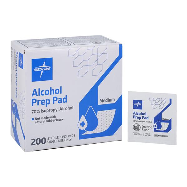 Alcohol Prep Pad Medium, 15 BX/CA