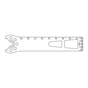 Blade Bone Saw 90.0x19.0 mm Sagittal/Occipital Large Ea