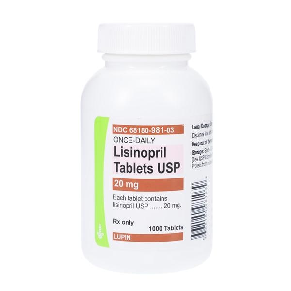Lisinopril 20mg Each