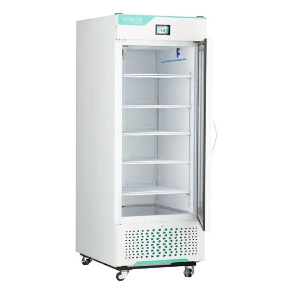 White Diamond Series Laboratory Refrigerator 26 Cu Ft Glass Door 1 to 10C Ea