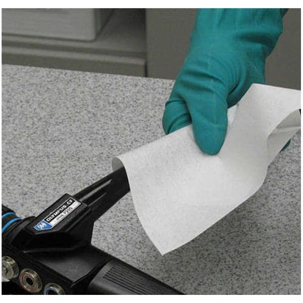 Non-Linting Wipes White 9x9" Poly-Cellulose Material Disposable 200/Pk