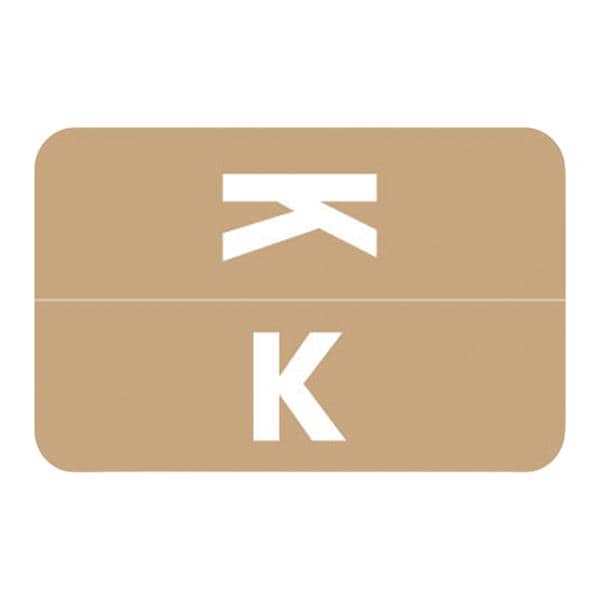 Smead ACC "K" End-Tab Label 100/Pk