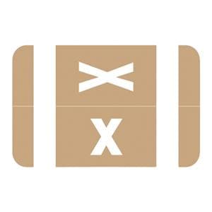 Smead ACC "X" End-Tab Label 100/Pk